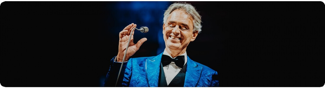  Biglietti Andrea Bocelli