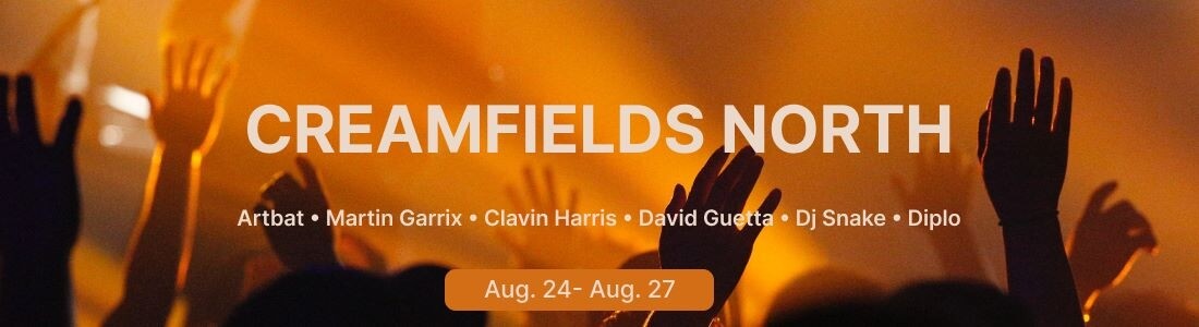 Entradas Festival Creamfields North